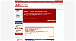 Desktop Screenshot of isaserver.it